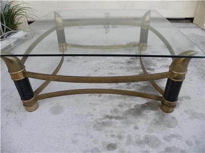mid century italian tomasso barbi attr. faux tusk brass coffee mid century italian tomasso barbi attr. faux tusk brass coffee