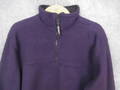 Old Navy Purple Fleece Zip Jacket M Med 46