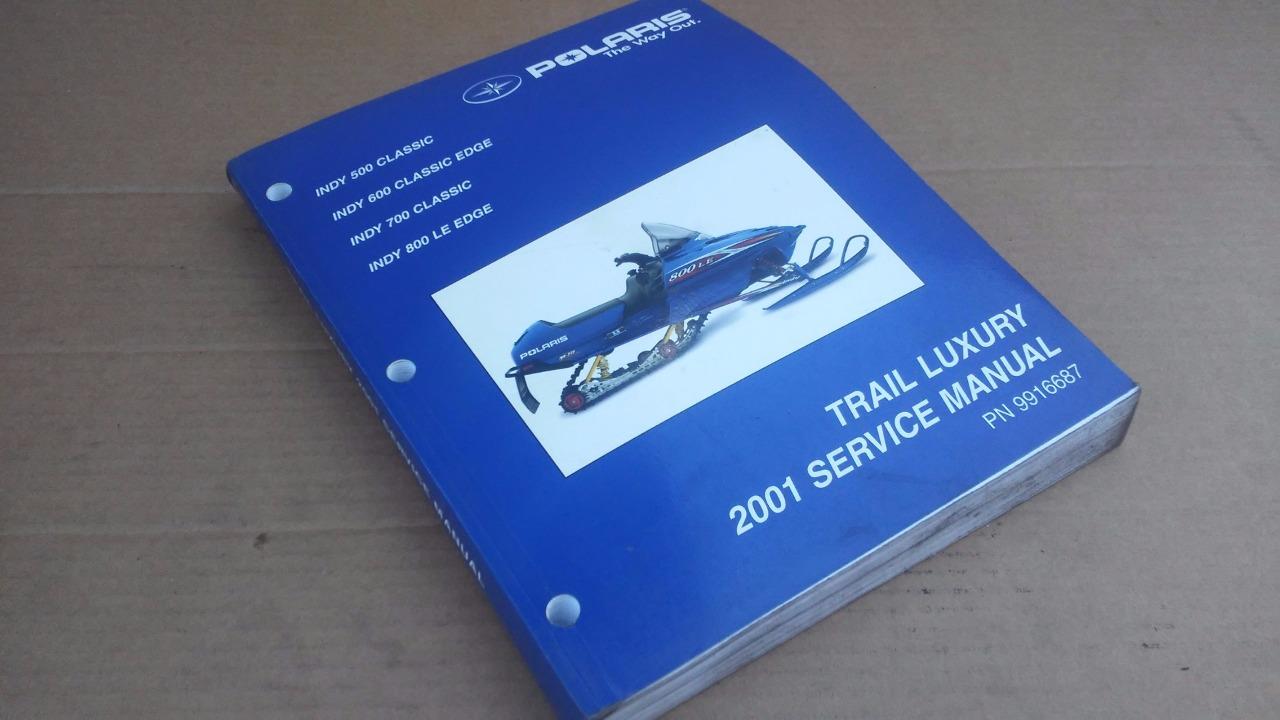 OEM Service Manual Repair Snowmobile 9916687 01 Polaris Trail Luxury  Classic 700