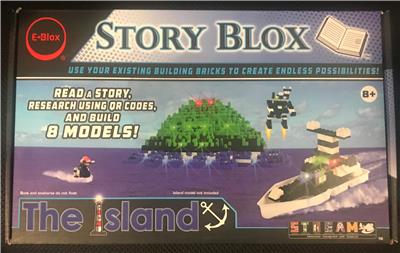 E Blox Story Blox The Island Read A Story Build 8 Models New