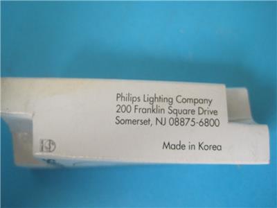 6W MADE IN KOREA LOT OF 4 PHILIPS MINIATURE LIGHTING LAMP BULB S6DC 120//130V