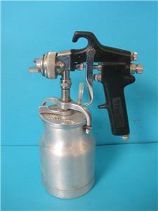 Nice Vintage Central Pneumatic Heavy Duty Air Paint Spray Gun W Canister Used Ebay