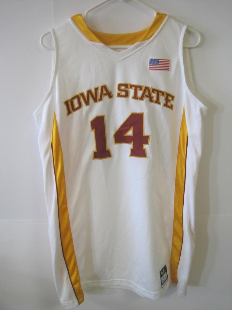Authentic Iowa State Cyclones Basketball Game Jersey Nike Size Size 46 ...