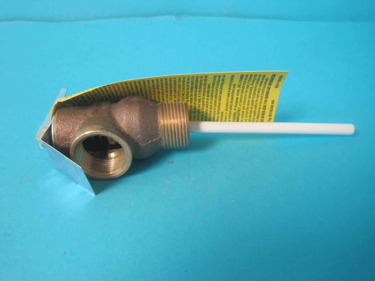 WATTS 100XL AUTO TEMPERATURE TEMP & PRESSURE RELIEF VALVE 150 PSI 3/4