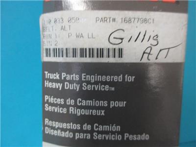NEW Fleetrite Serpentine Belt 1687798C1 10PK1545 22848 20