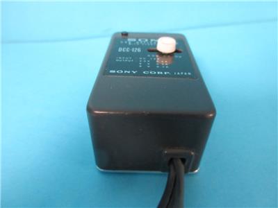 AWESOME VINTAGE SONY DCC-126 CAR BATTERY CORD W/STABILIZER