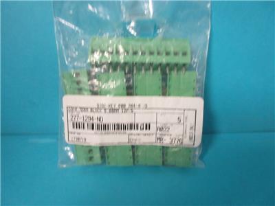 LOT OF 5 DIGI-KEY 1730719 277-1294-ND 12 POSITION WIRE TO BOARD