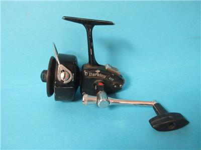 Moulinet De Pêche Vintage Berkley N°808 – Noir – Fonctionne – Collection Ou Usage
