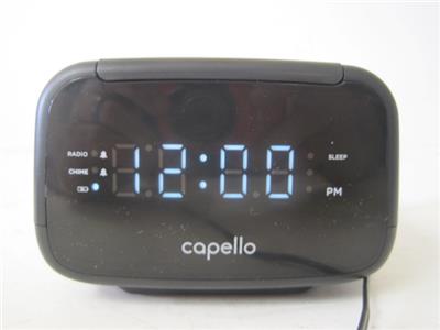 Capello Digital AM & FM Alarm Clock Radio - Black (CR15) Goodhatch