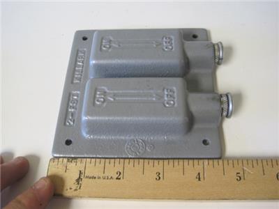HUBBELL KILLARK FCLT Weatherproof Cover,For Toggle Switch