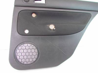 Door Panel Right Rear Black Cloth Manual Window Vw Jetta
