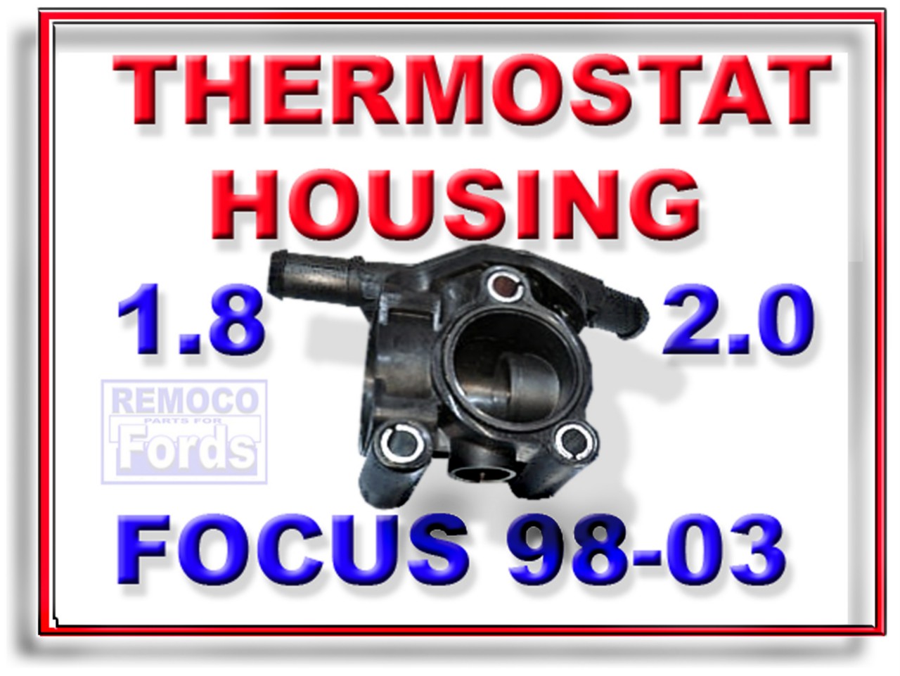 2000 Ford focus thermostat housing gasket #8