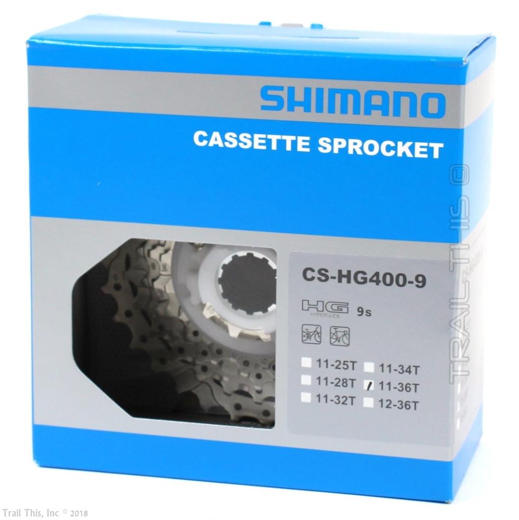 shimano alivio hg400 9 speed mtb cassette