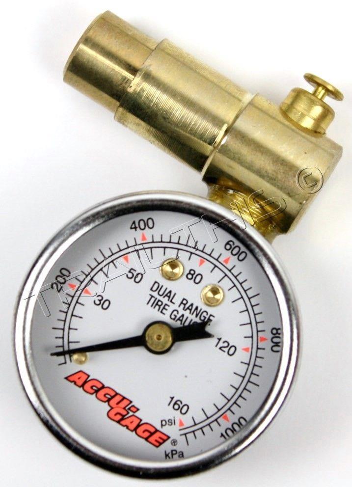 MEISER Bicycle Dual Range / Scale SCHRADERValve Dial AirPressure