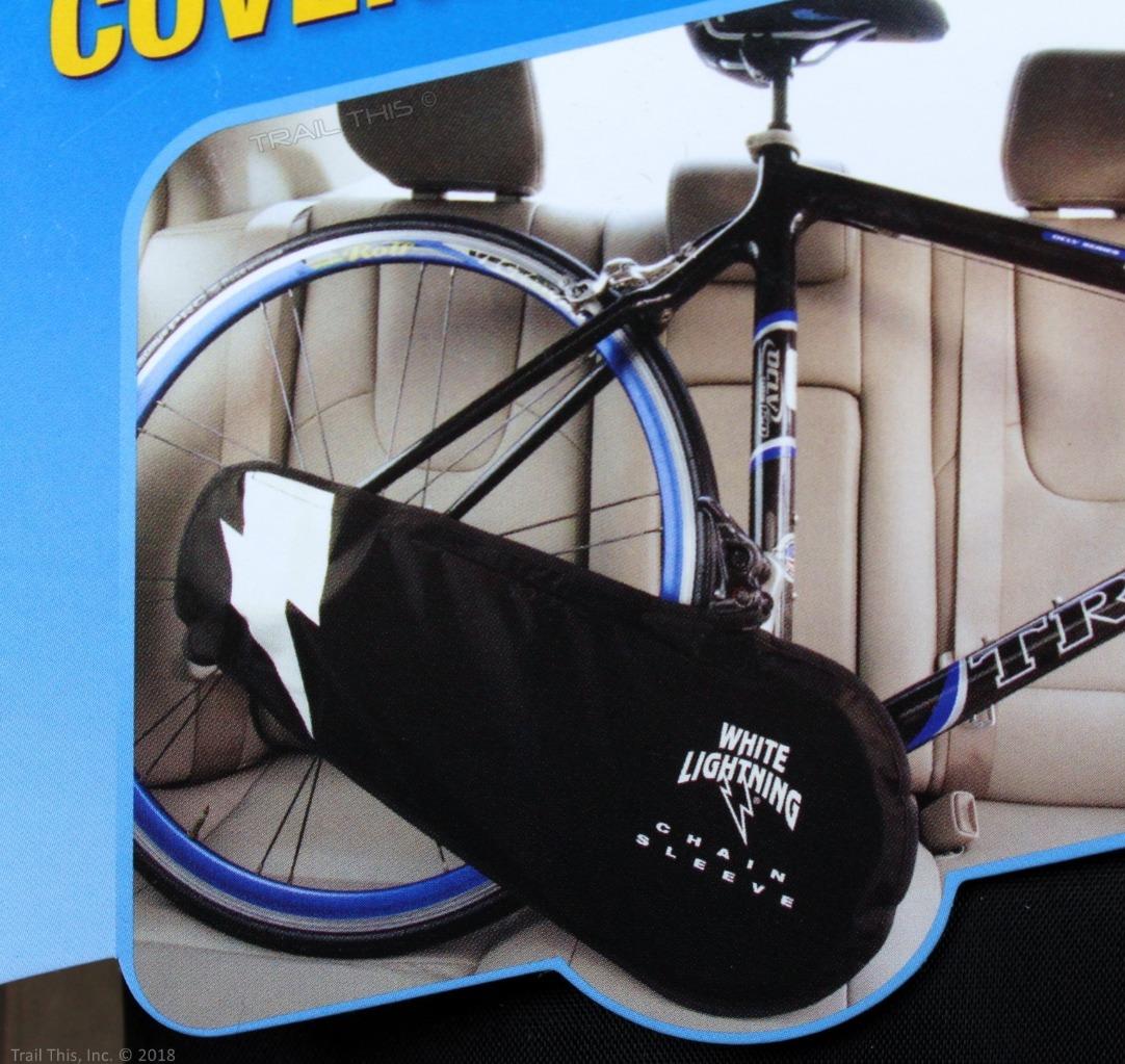 White Lightning Chain Sleeve Bicycle Drivetrain Gear Cover / Transport