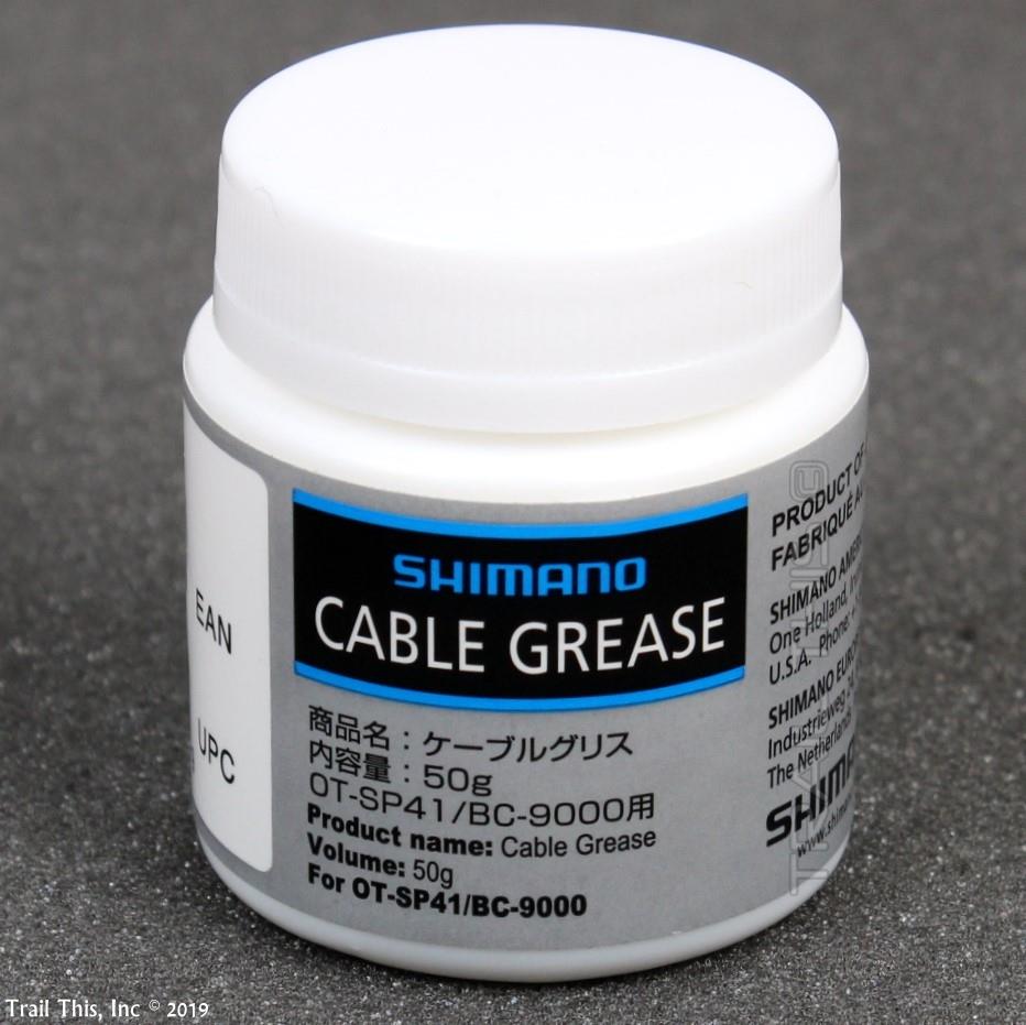 Cable grease shimano clearance