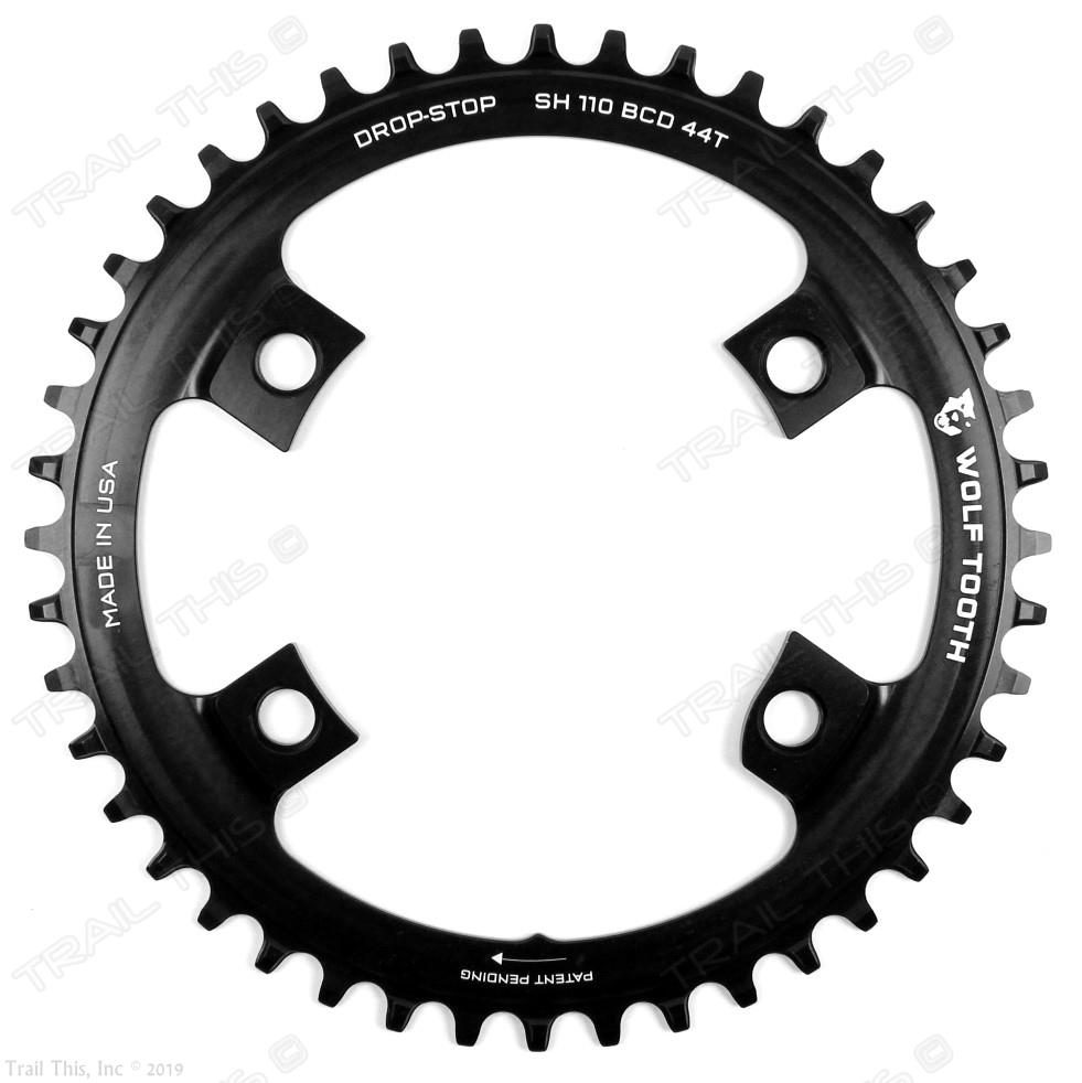 Wolf Tooth Components Drop-Stop Chainring 44T x Shimano Asymmetric 110