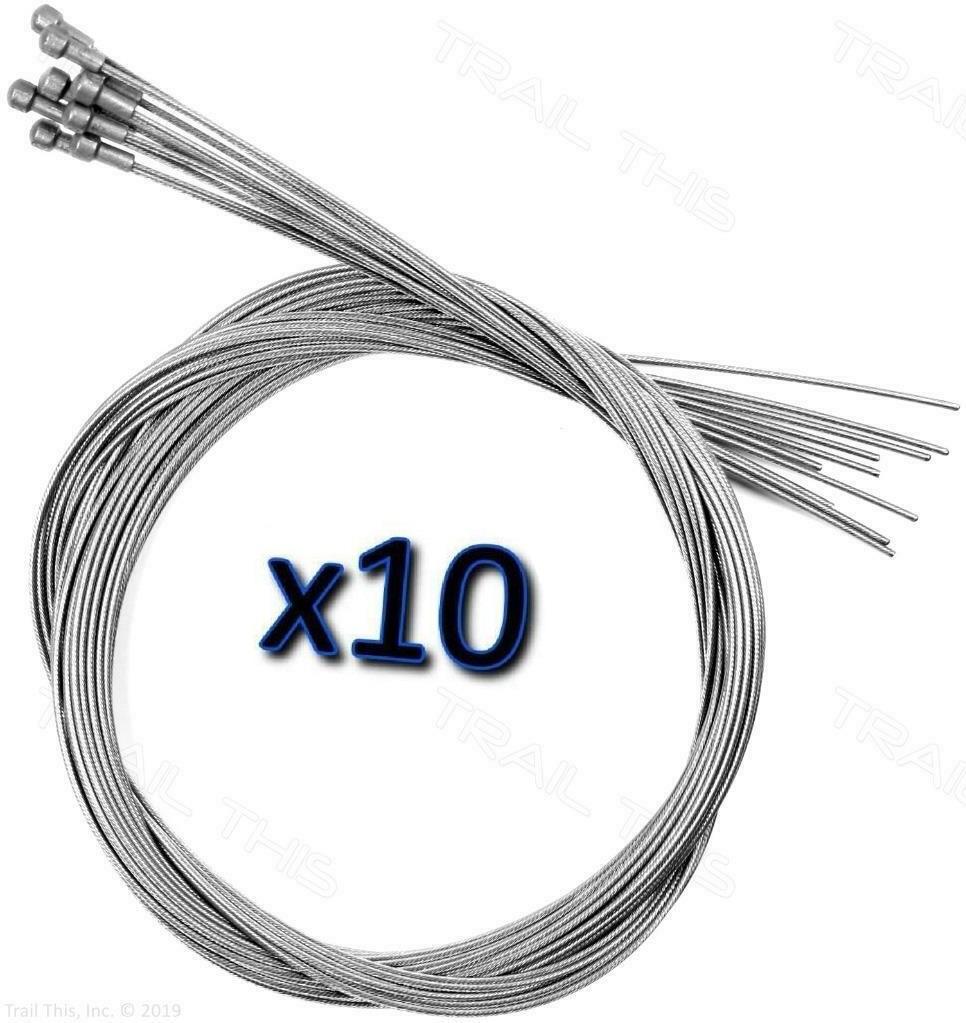 10 x Jagwire Slick Stainless Road Brake Cables 1.5mm x 2000mm for SRAM Shimano