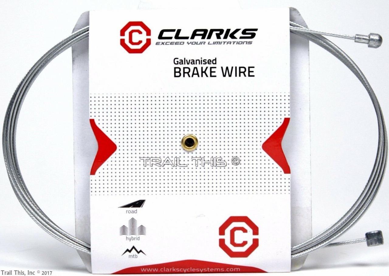 Clarks Universal Stainless Steel Bike Brake Cables 2000 x 1.5mm Road//MTB