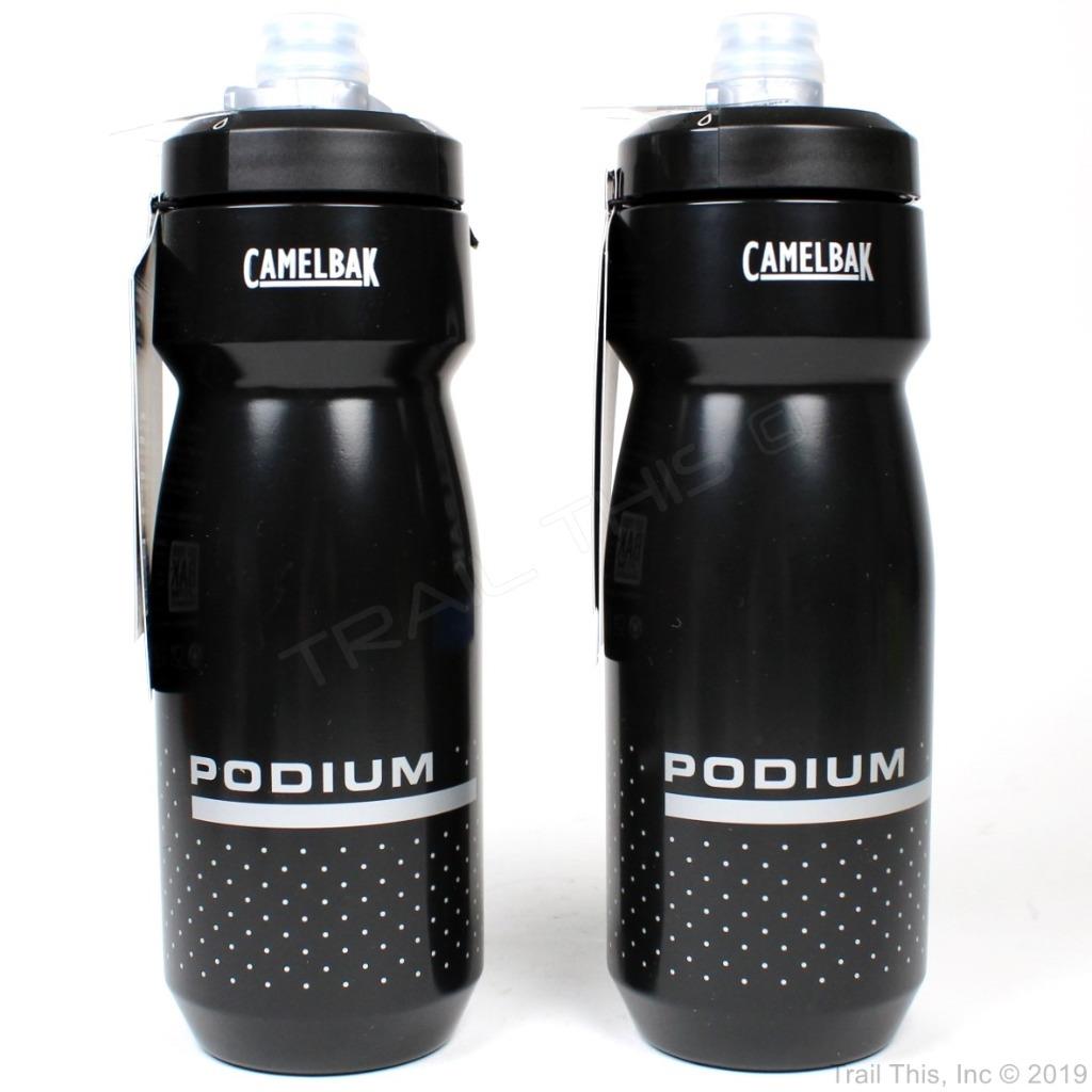 Two (2) Pack Camelbak 24oz Podium Bicycle Water Bottles Black eBay