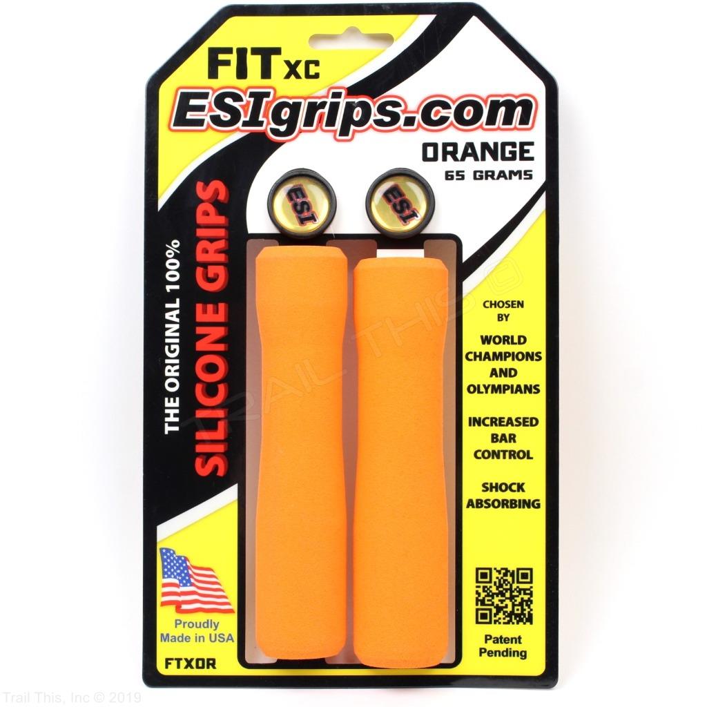 65g Red ESI FIT XC Silicone MTB Mountain Bike Bicycle Handlebar Bar Grips