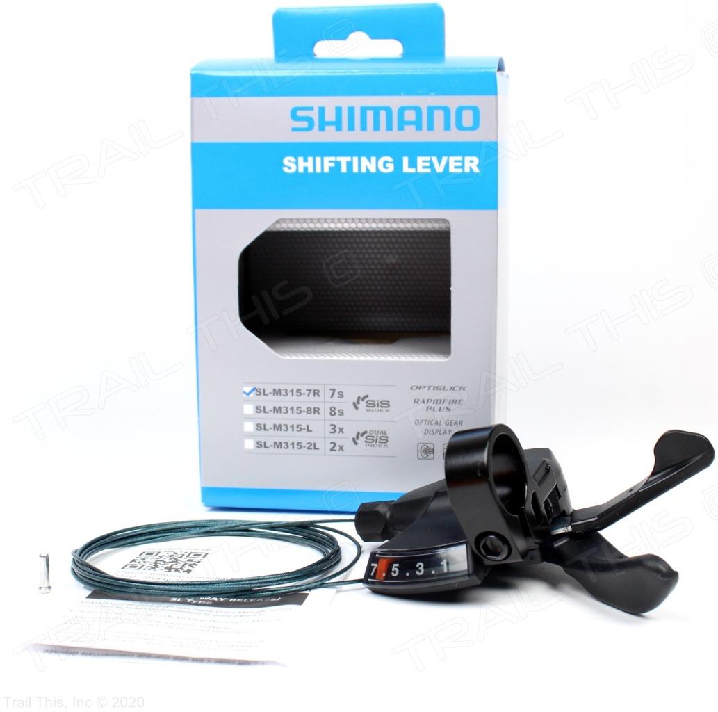 Shimano Altus Sl M315 7 Speed Bicycle Right Rear Rapidfire Trigger