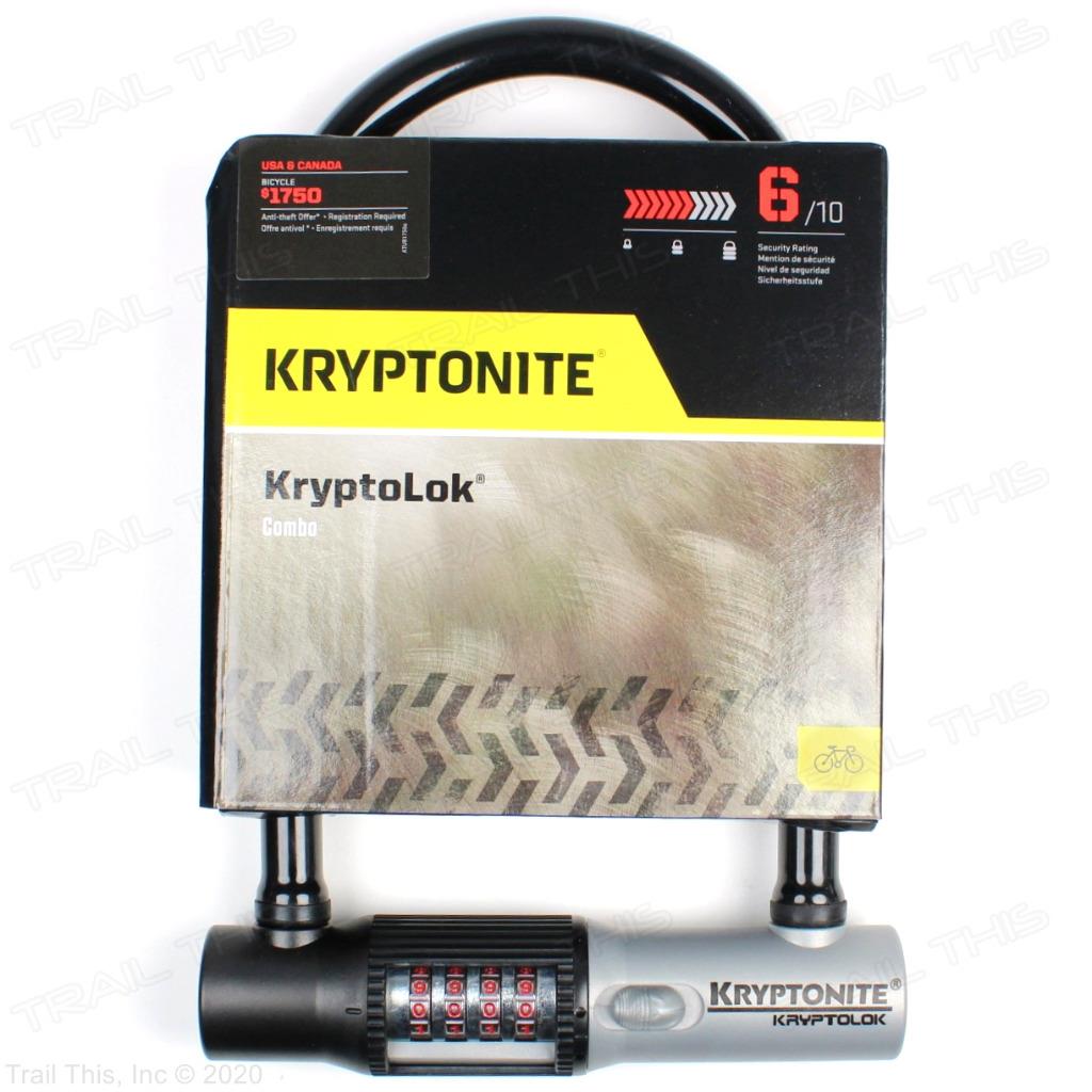 kryptonite kryptolok std u lock with bracket 4 x 9