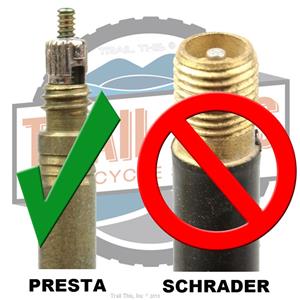 presta valve air gauge
