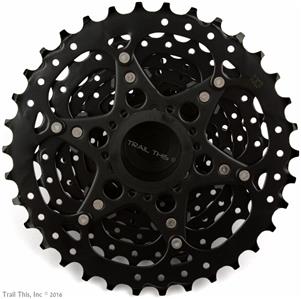 SunRace CSMS1 11-34 10-Speed MTB Bike Cassette Champagne 11-34T fit Shimano SRAM