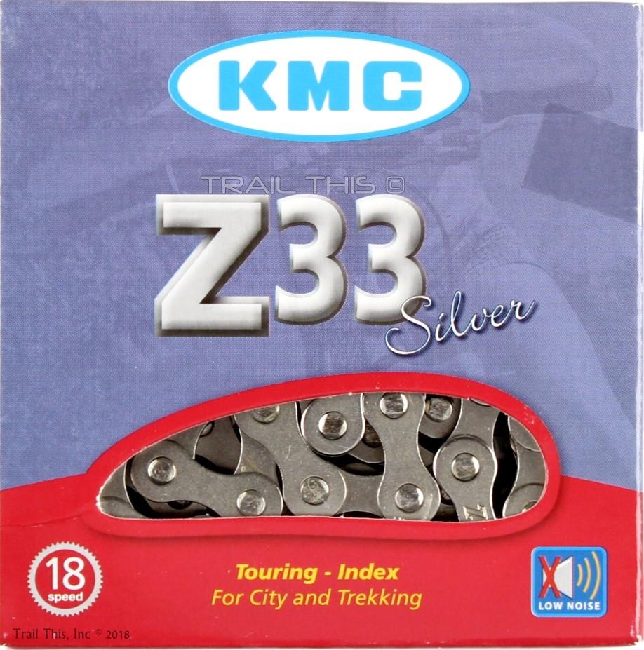 Chrome 1//2/" x 3//32/" KMC Z33 Bike Chain 5,6 Speed Vintage Mountain Road Bicycle