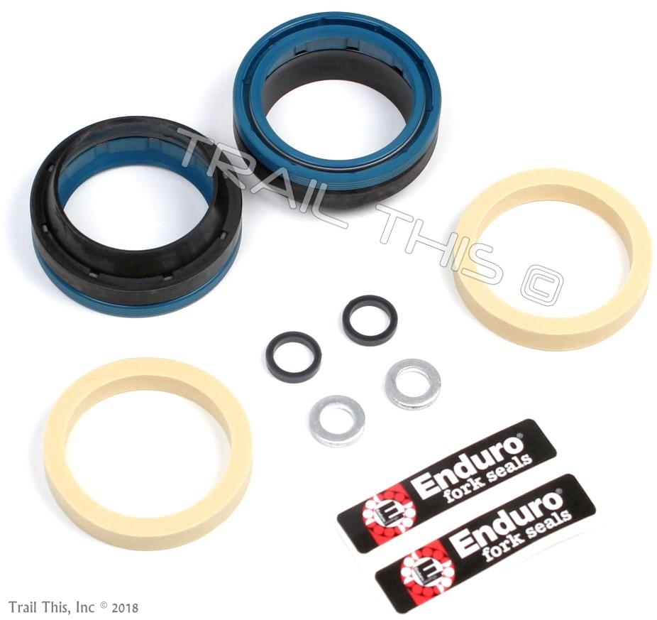 Enduro Hyglide Wiper Seal Mtb Bike Service Kit For 32mm Fox