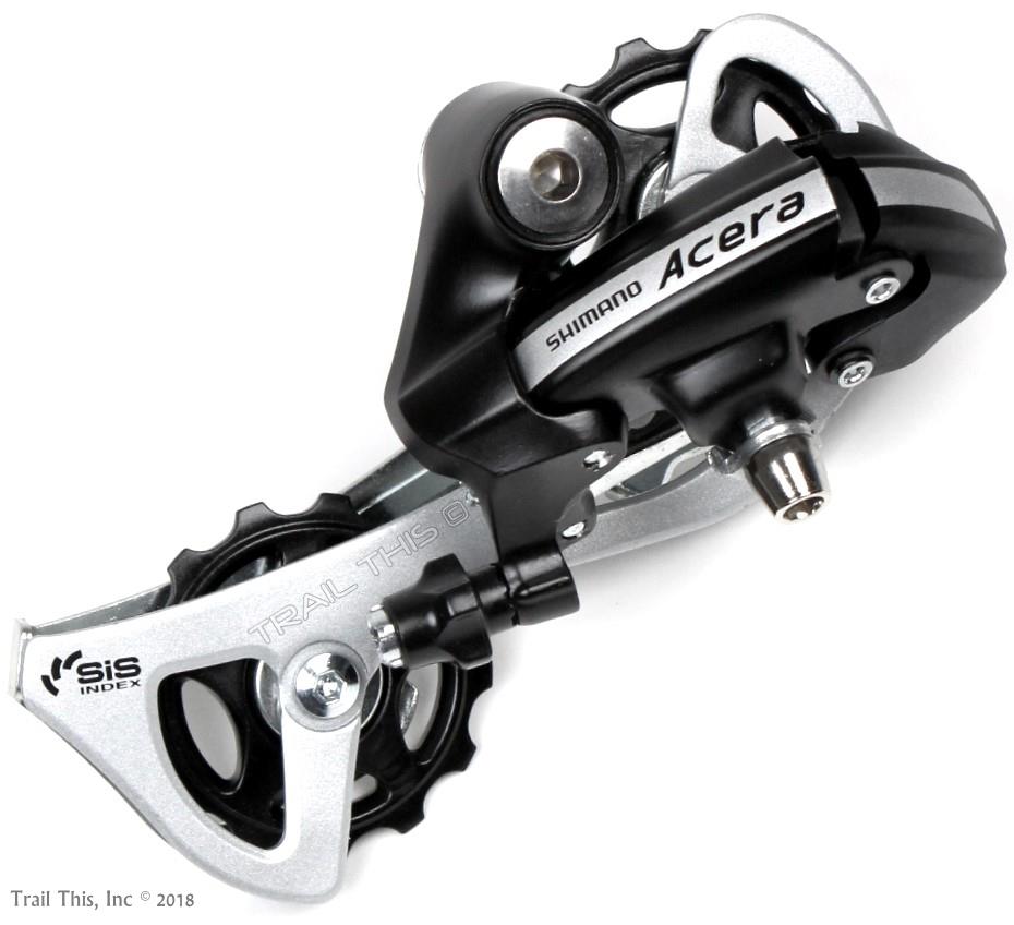 Shimano acera m360 rear derailleur clearance