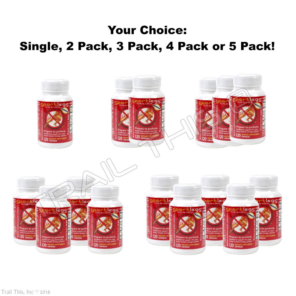MultiPak Sport Legs Energy Supplement 120Capsules SportLegs Reduce