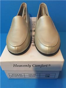 Heavenly Comfort Slip On Shoes Bone Leather Size 7 5 M New In Box