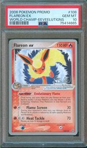 Flareon ex ブースターex WCS2006入賞者サイン入り 英語 海外 Flareon