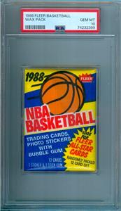 1988 Fleer BASKETBALL CARD Original NBA Unopened Wax Pack PSA 10
