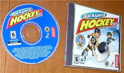 Backyard Hockey 2005 Cd Rom From Atari For Windows 98 98se Me 2000