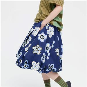 Uniqlo x Marni Blue Floral Cotton Bubble Skirt Size M | eBay