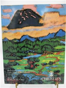 Christies Modern Contemporary Japanese Prints Paintings Ceramics