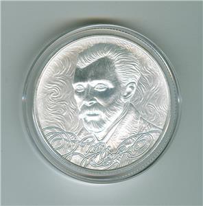 INTAGLIO MINT MASTERS OF ART VINCENT VAN GOGH 1 OZ HR .999 FINE