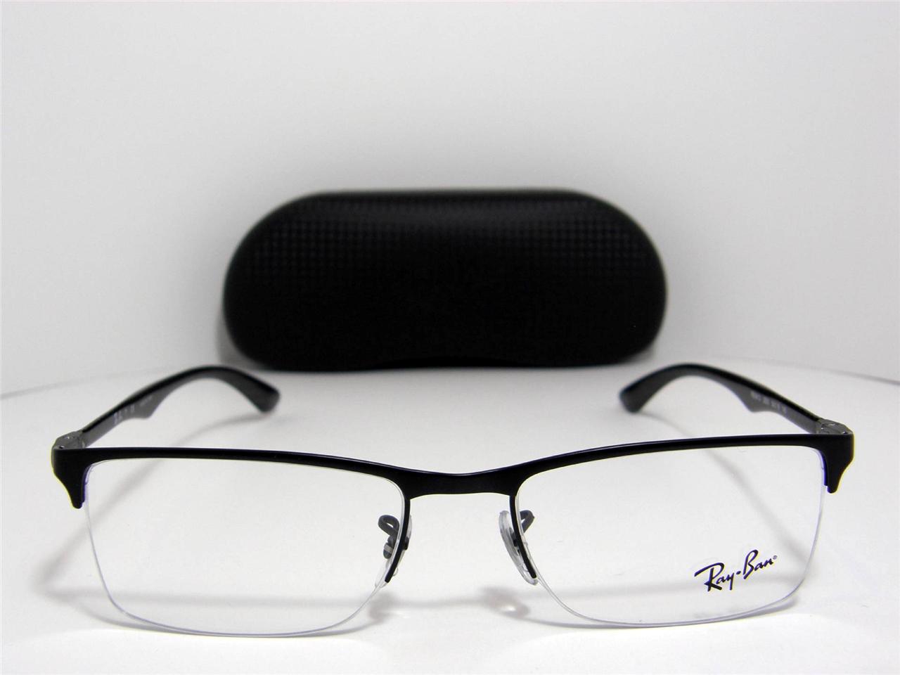 Ray Ban 0rx8413 Eyeglasses Matte Black 2503 Size 52mm | eBay