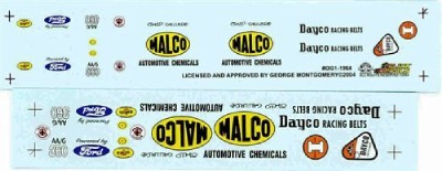 thumbnail interactive-video image 1 of Slixx 1/24 1/25 Decal – 1964 Malco Automotive Chemicals 33 Willys Gasser – Drag 1 of 2