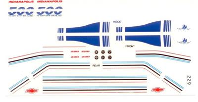 Fred Cady 229 82 Z28 Indianapolis 500 Pace Car 1/24 1/25