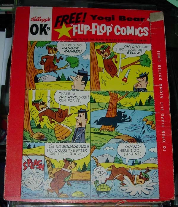 KELLOGGS OKs CEREAL BOX BACK YOGI BEAR COMICS on PopScreen