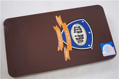 ZEP-PRO TEXAS STAR Crazy Horse Leather LONG Roper WALLET Tin GIFT Box