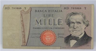 BANCA D'ITALIA 1000 LIRE MILLE BANK NOTE C1969 | eBay

