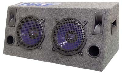 subwoofer box with tweeters