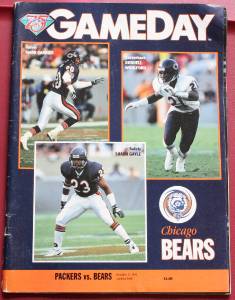 1994 Chicago Bears Green Bay Packers Program Gayle Woolford Carrier Cover Ebay