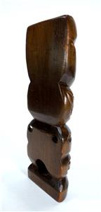 人気アイテムランキング MAORI VINTAGE TIKI NEW FIGURE STATUE WOODEN CARVED HAND ワールドミュージック