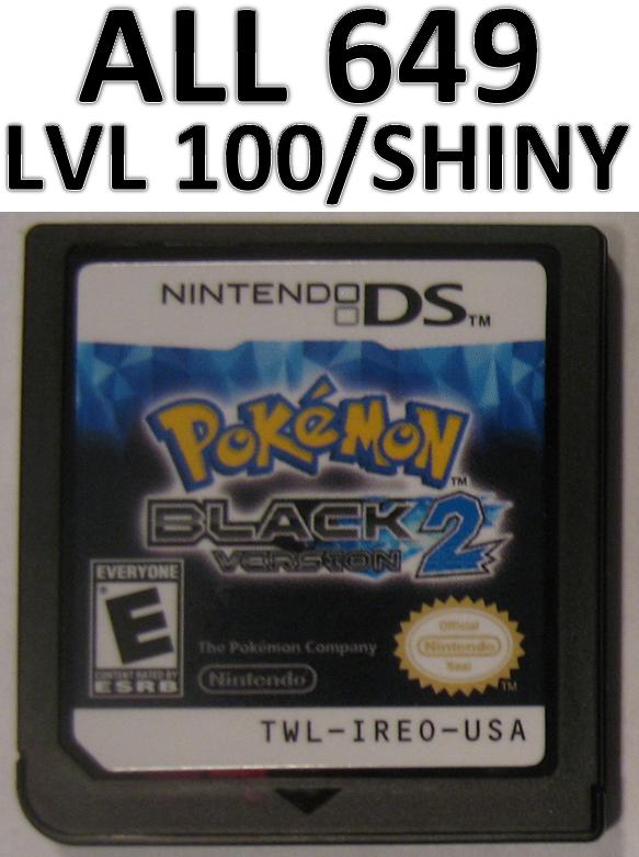 Authentic Pokemon Black Version 2 Loaded All 649 6 Perfect Ev Iv Poketransfer Ebay